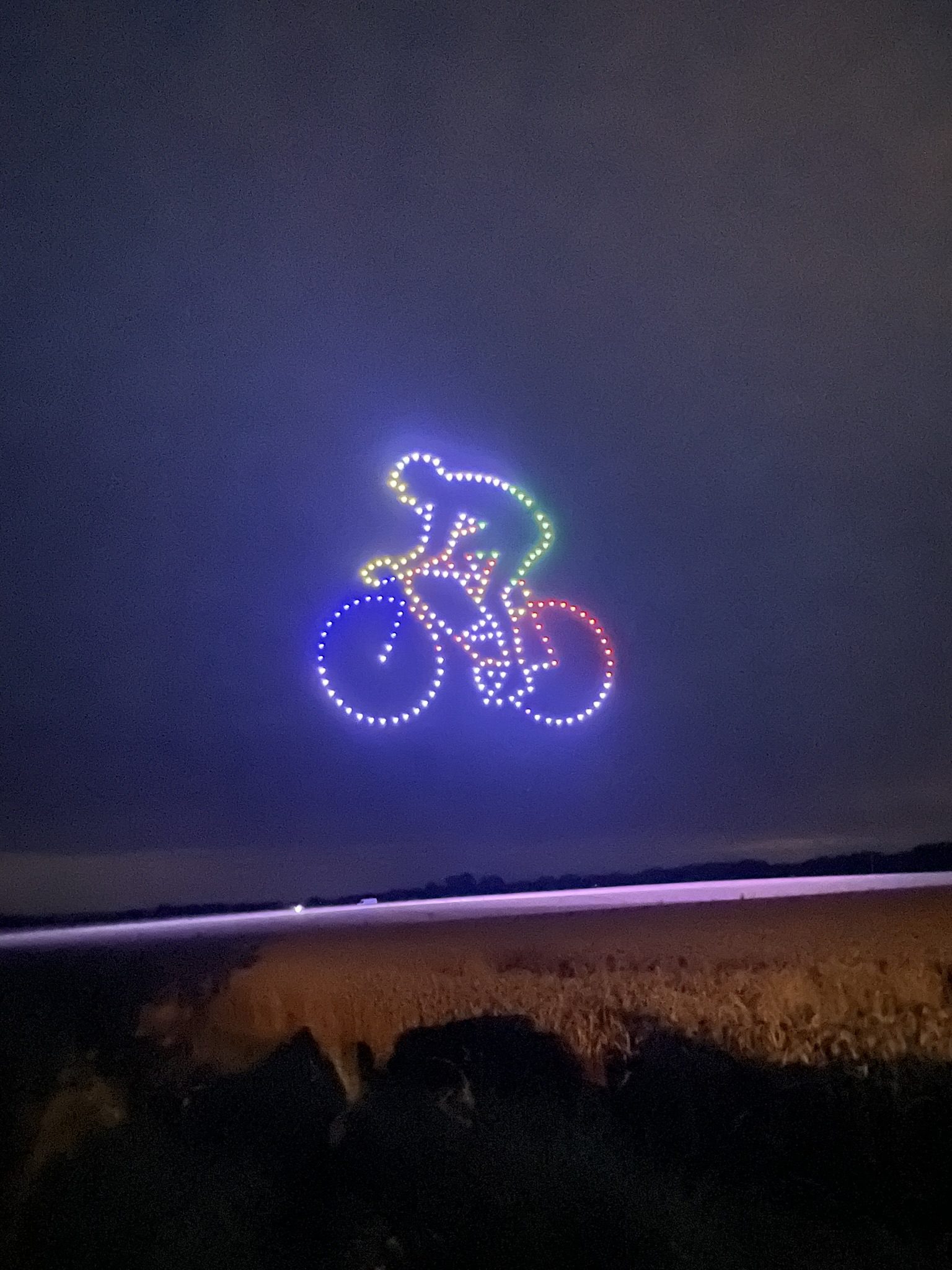 Spectacle de drones Villiers le sec 52